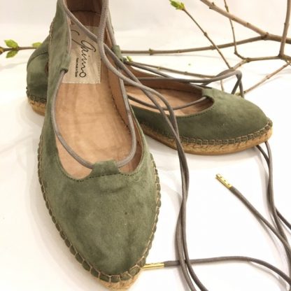 Gaimo Grønne sko med knyting fra Gaimo – Mio Trend