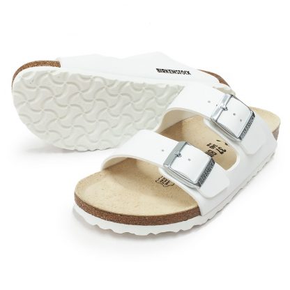 Birkenstock Hvit Birkenstock Arizona smal sandal – Mio Trend