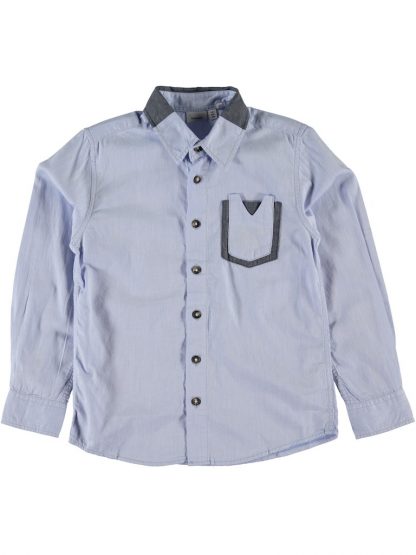 Skjorter og vester Lys blå skjorte fra Name It, Nitfille – Mio Trend