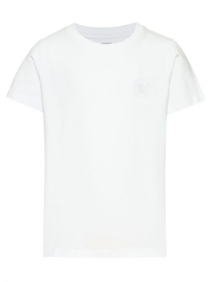 T-skjorter Hvit t-skjorte til gutt fra Name It - Nitjeppe – Mio Trend