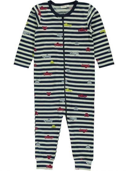 Ull Stripete Nitwillittru pysjamas i ull - Name It – Mio Trend
