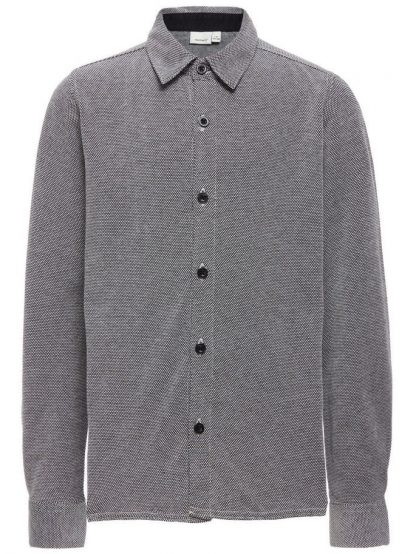 Skjorter og vester Nithanil grå skjorte fra Name It – Mio Trend