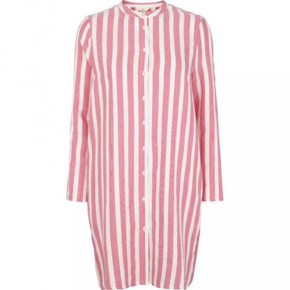Basic Apparel Vacation stripete kjole/storskjorte – Mio Trend