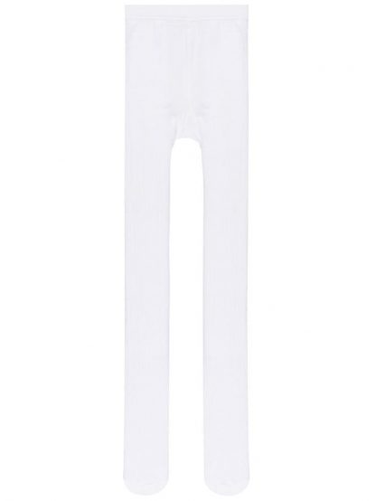 Sokker og strømpebukser Hvit kabelstrikket strømpebukse til bunad – Mio Trend