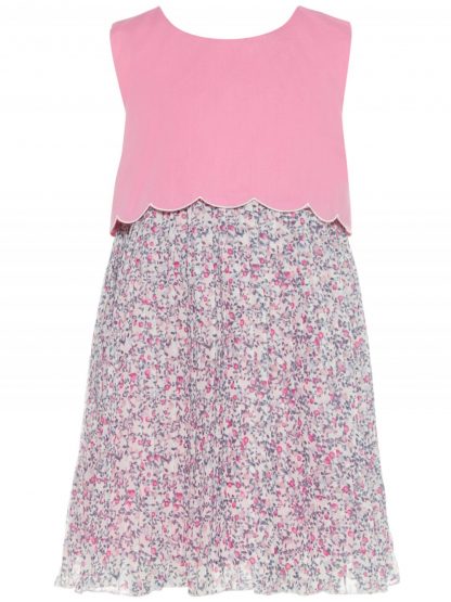 Name It Hainbow rosa kjole med plissè – Mio Trend