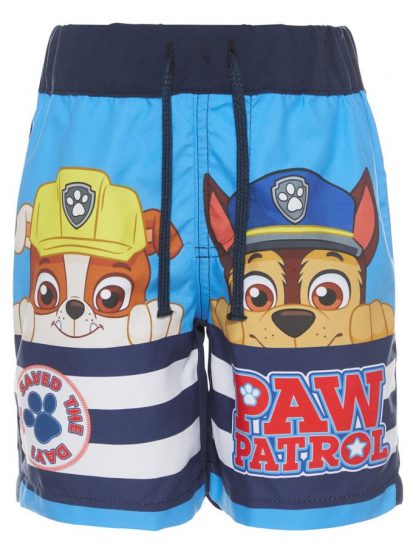 Shorts Paw Patrol blå og turkis badeshorts – Mio Trend