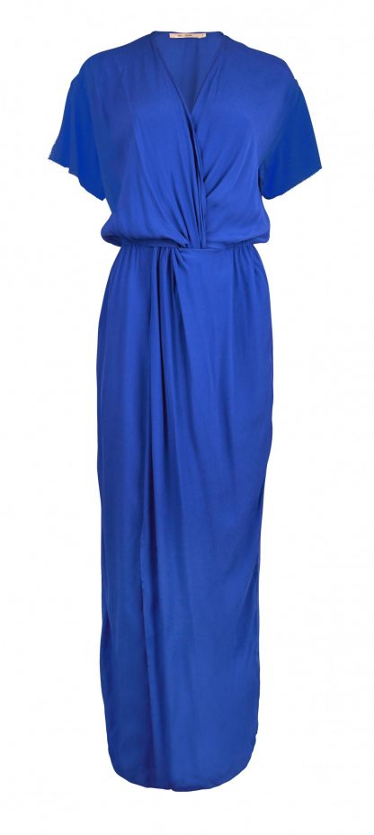 Rue de Femme Cecilia kongeblå lang kjole – Mio Trend