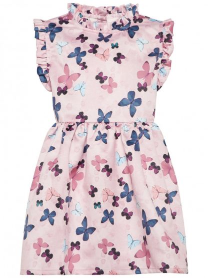 Name It Garnika rosa kjole med sommerfugler – Mio Trend