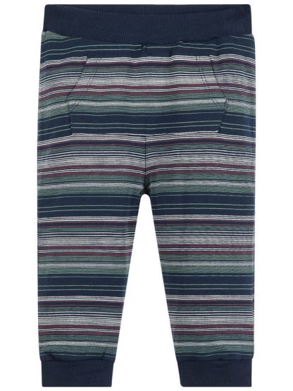 Name It Laban mørk blå stripete bukse – Mio Trend
