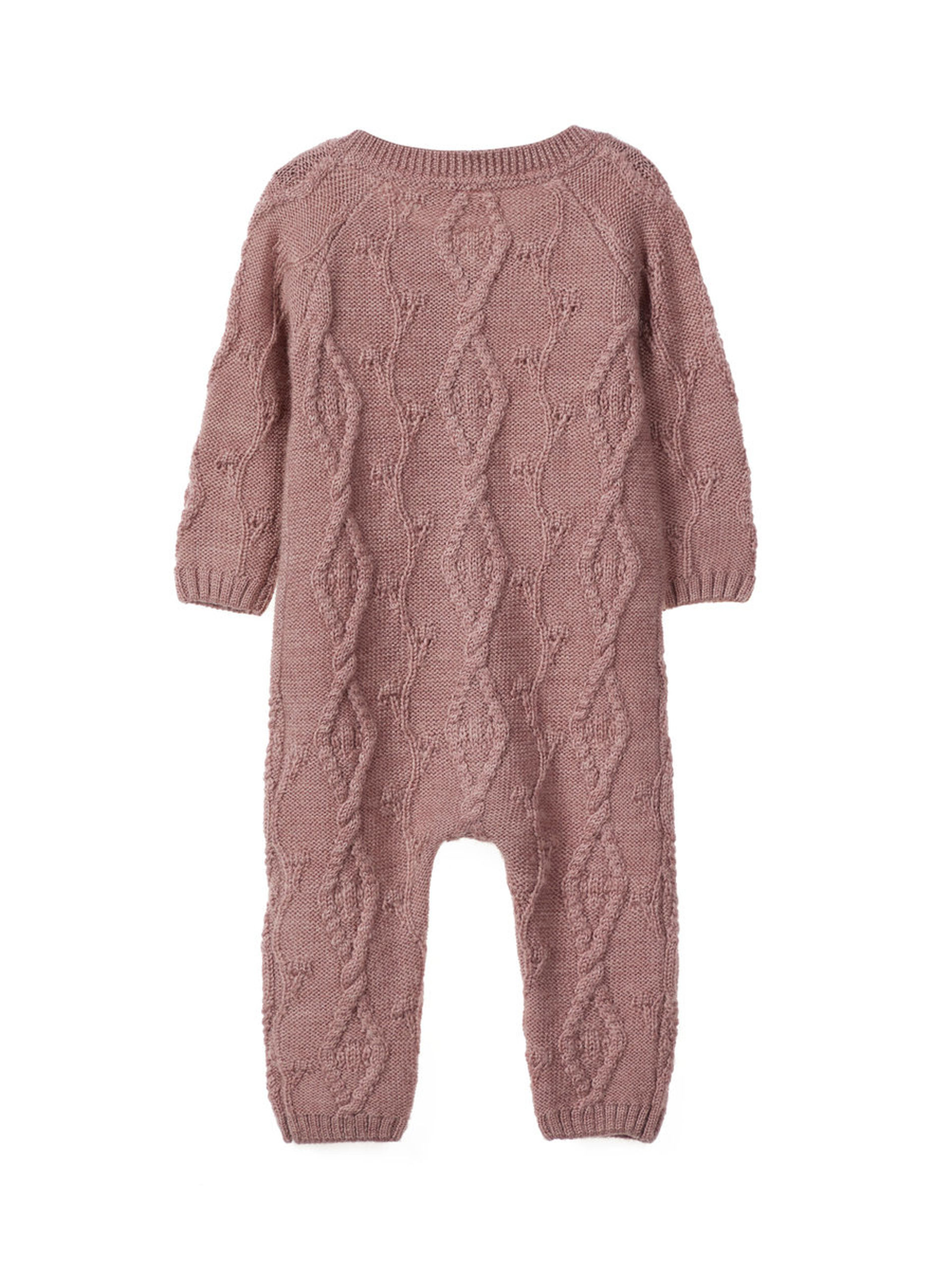 NbfWrilla wool knit dress, woodrose - Image 2