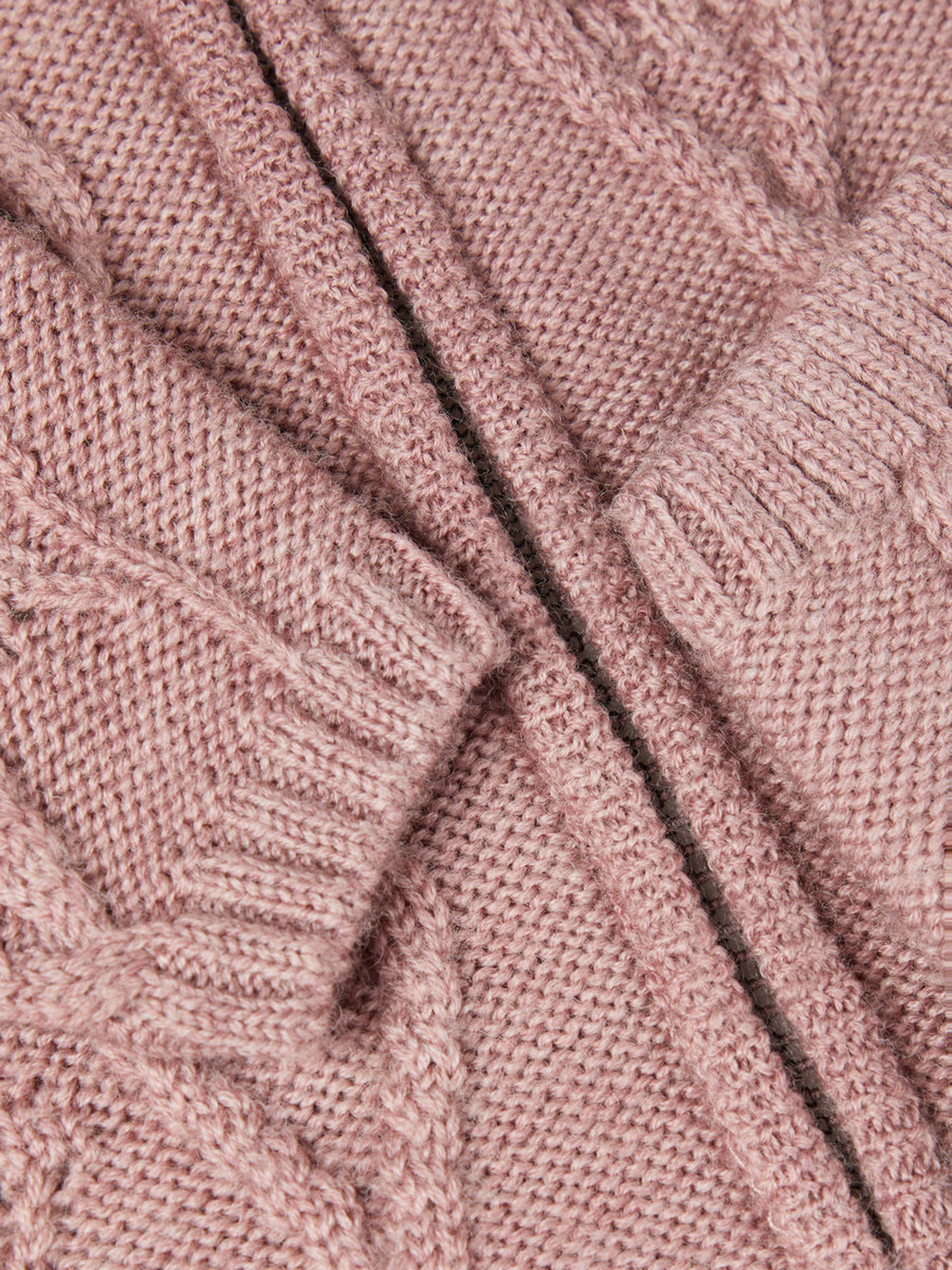 NbfWrilla wool knit dress, woodrose - Image 4