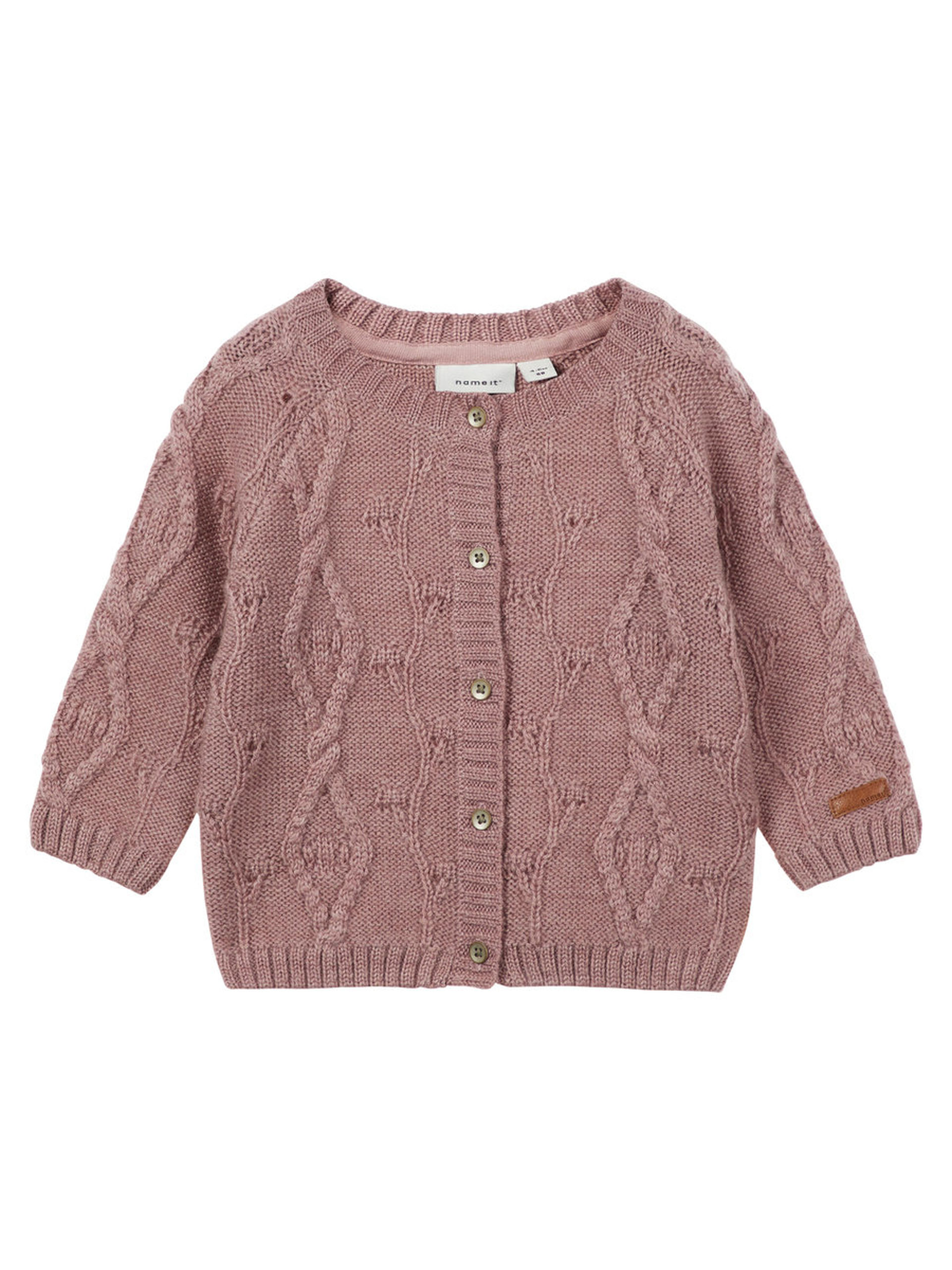 Ull Wrilla rosa ulljakke til baby – Mio Trend Ull Wrilla rosa ulljakke til baby – Mio Trend