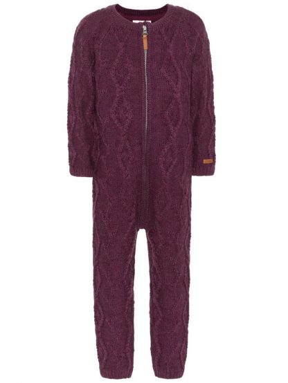 Hel ulldress til barn, lilla – Name It Wrilla lilla ulldress – Mio Trend