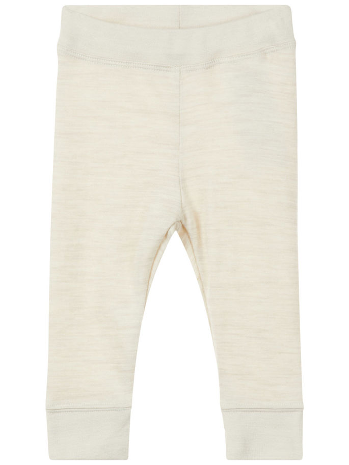 Ull Wup longs i ull og bomull til baby – Mio Trend Beige ullbukse til baby fra Name It – Ull Wup longs i ull og bomull til baby – Mio Trend