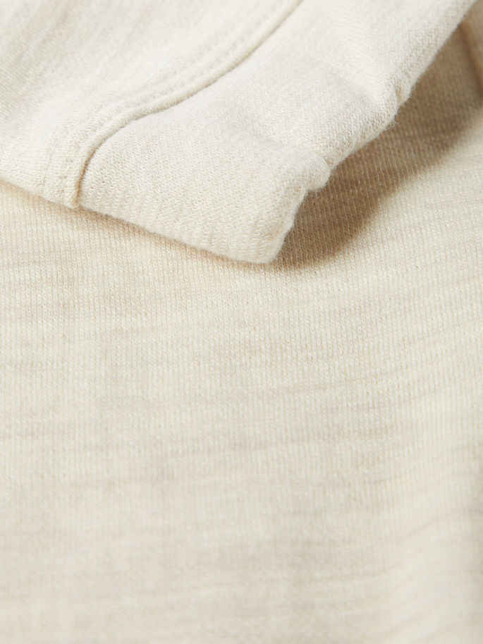 Beige ullbukse til baby fra Name It