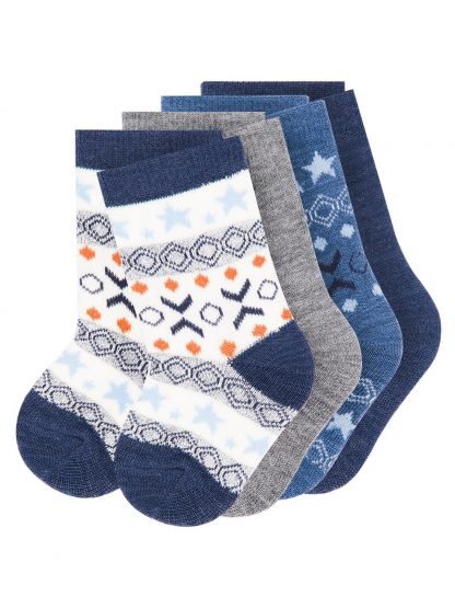 Sokker og strømpebukser Wak 4 pk ullsokker til baby – Mio Trend
