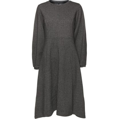 Norr kjole med lange armer – NORR grå kjole med lange armer, Toni – Mio Trend