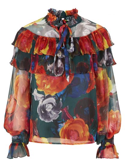 Bluse med herlige farger, fra YAS – Y.A.S Gladys topp – Mio Trend
