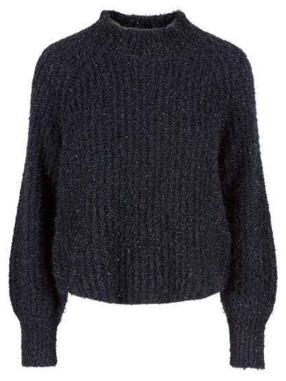 Sort genser med glitter – Y.A.S sort genser med glitter – Mio Trend