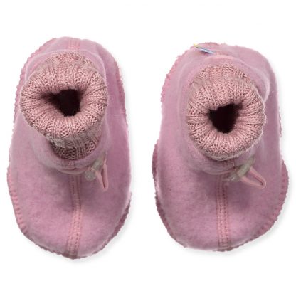 Ullsokker til baby – Ull utesokker i ull rosa – Mio Trend