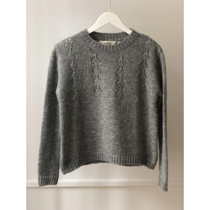 Grå genser fra Basicapparel – Basic Apparel grå ullgenser Olivia  – Mio Trend