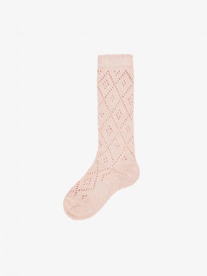 rosa knestrømper til barn – Sokker og strømpebukser rosa knestrømper – Mio Trend