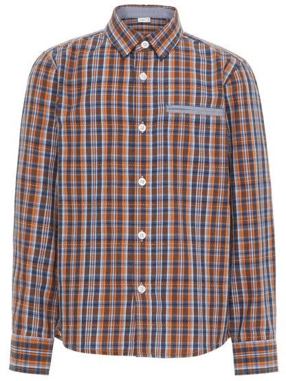Name It oransje rutete skjorte – Skjorter og vester oransje rutete skjorte – Mio Trend