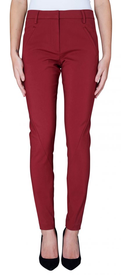 Rød bukse fra Fiveunits – FiveUnits Angelie rød bukse Dubonnet red – Mio Trend