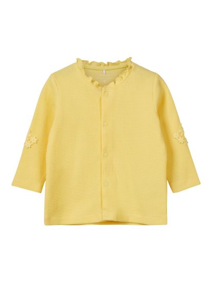 Gul jakke til baby – Name It gul jakke i bomull – Mio Trend