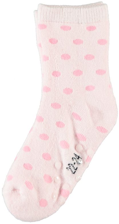 Name It sklisokker, lyse rosa – Sokker og strømpebukser antigli sokker med rosa prikker – Mio Trend