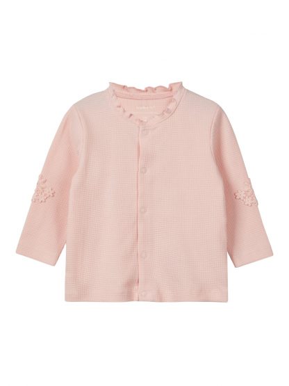 Rosa jakke til baby – Name It rosa jakke i bomull – Mio Trend