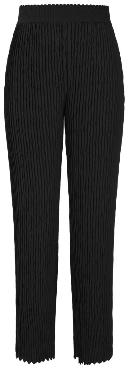 Svart penbukse fra yas – Y.A.S sort bukse i plissè  – Mio Trend
