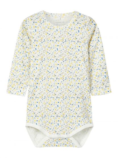 Body baby Nameit – Name It off white body med blomster – Mio Trend