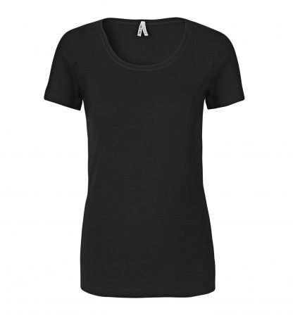 Part Two sort t-skjorte – T-skjorter sort basic t-skjorte Legana – Mio Trend