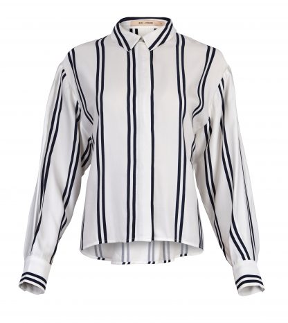 Rue de Femme bluse – Rue de Femme skjorte med striper Bibbi – Mio Trend