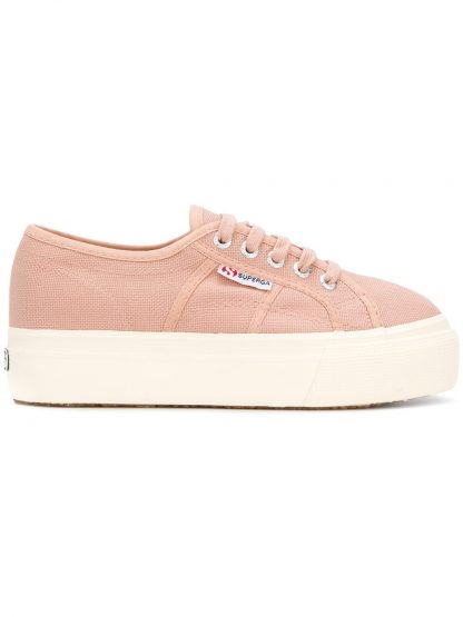Superga sko rosa – Superga rosa med platå – Mio Trend