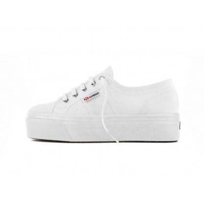 Superga hvite sko – Superga hvit med platå – Mio Trend