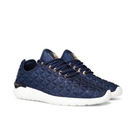 Asfvlt marineblå sko – Asfvlt sko og sneakers marineblå joggesko Speed Sock – Mio Trend