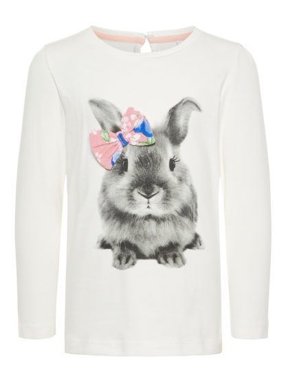 Genser med kanin – Name It hvit genser med kanin – Mio Trend