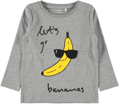Genser med banan – Name It grå genser med banan – Mio Trend