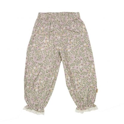 Memini bukse lilla – Memini bukse med blomster Nina – Mio Trend