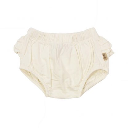 Memini truse med blonder – Shorts off white bloomer Maiken – Mio Trend