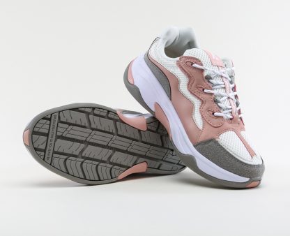 Asfvlt sko Onset – Asfvlt sko og sneakers joggesko Onset rosa og grå – Mio Trend