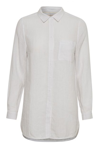 Part Two linskjorte – Salg hvit linskjorte Kiva  – Mio Trend