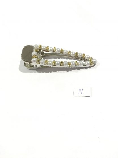 Hårklype med perler – Zuzanna G hårspenne Pearly Bling sølv – Mio Trend