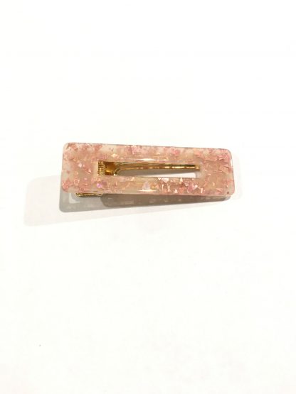 Rosa hårspenne til dame – Nora Norway hårspenne rosa marmor – Mio Trend