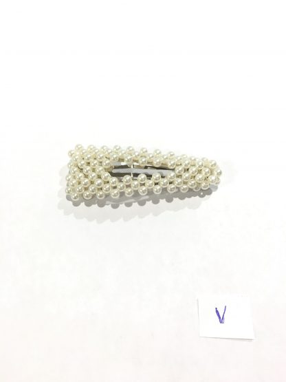 Zuzanna g hårklemme – Zuzanna G hårspenne sølv og perler – Mio Trend