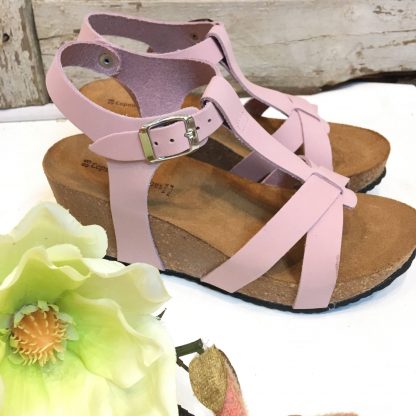 Rosa sandaler kilehel – Copenhagen Shoes rosa sandaler Selena  – Mio Trend