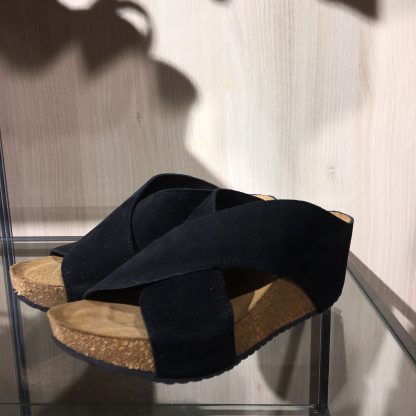 Sort sandal kilehel – Copenhagen Shoes sandal sort Frances – Mio Trend