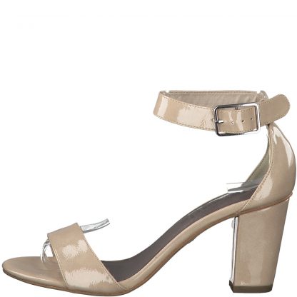Tamaris sandal med ankelstropp – Tamaris Nude sandal med ankelstropp – Mio Trend
